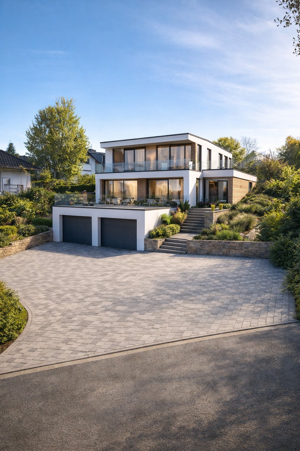 Baugrundstück mit Traumblick vom Hang