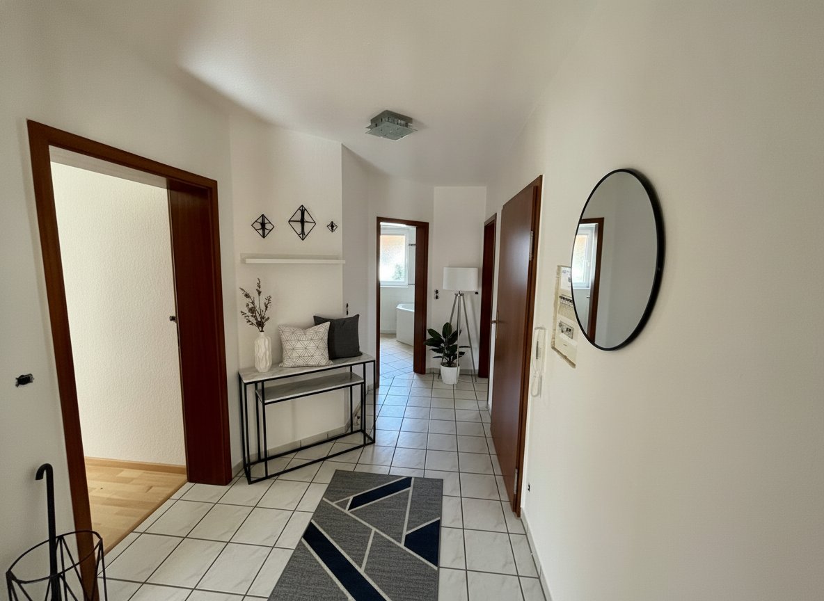 Perfekt für Paare und kleine Familien: 3 Zi. mit Balkon und Garage