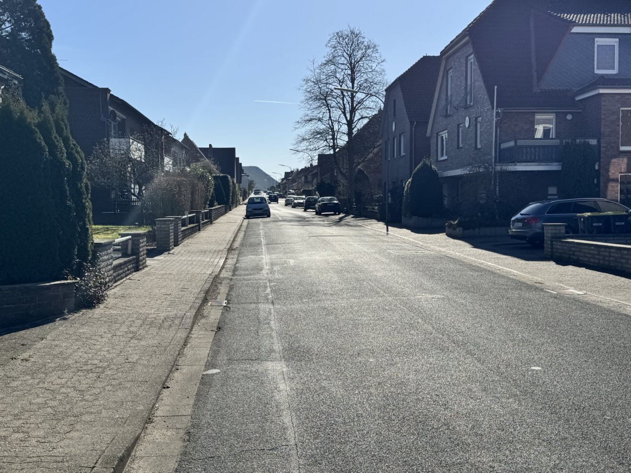Blick durch die Straße Blick durch die Straße