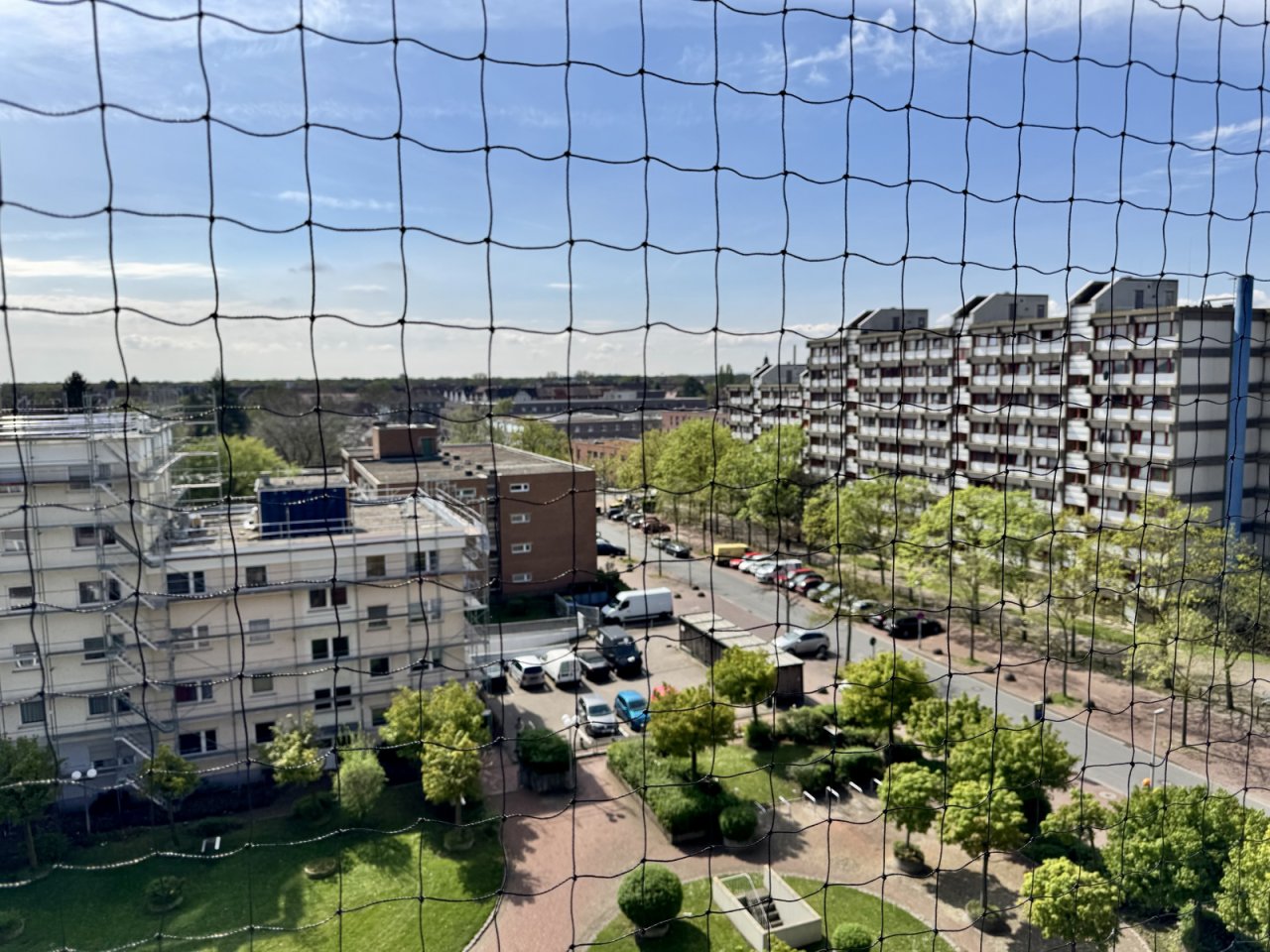 Blick vom Balkon