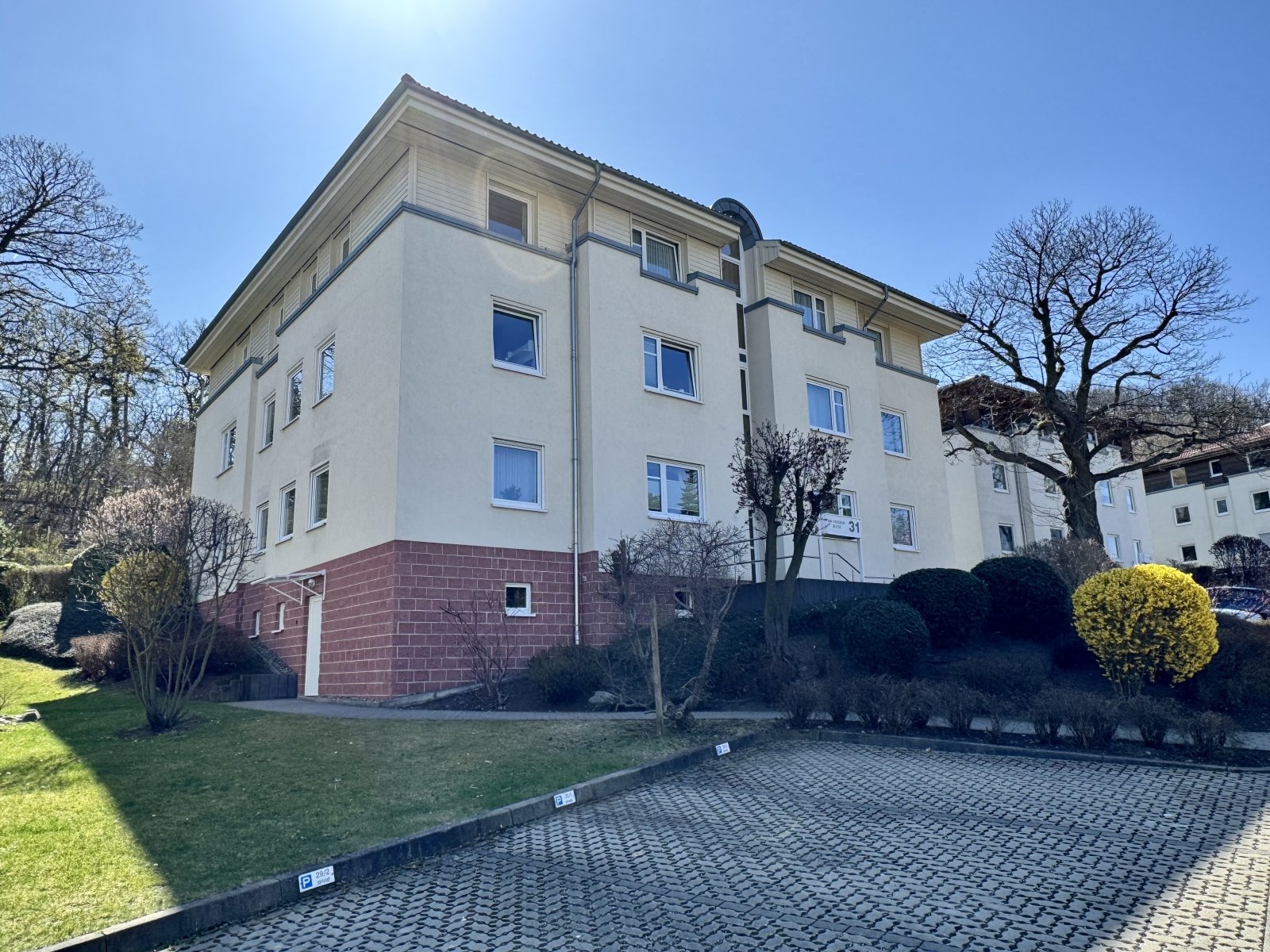 Hausansicht seeitlich