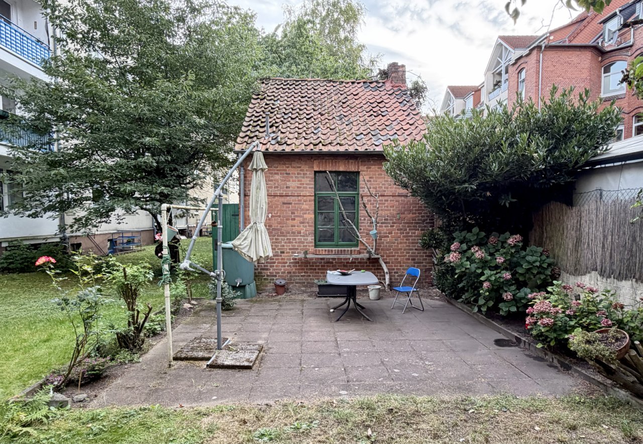 Gartenhaus  Terrasse